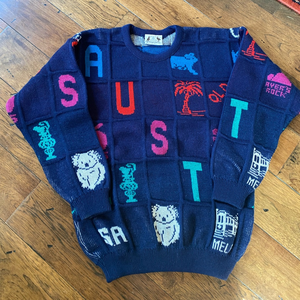 Hysport Australia 100% wool sweater